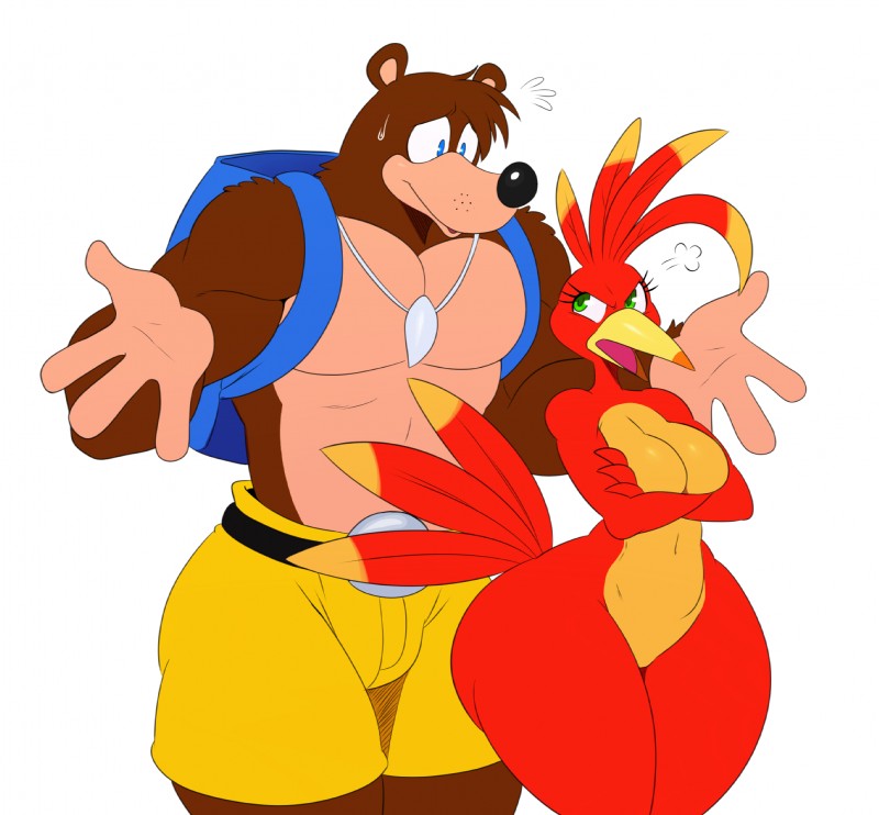 banjo and kazooie (banjo-kazooie and etc) created by sssonic2