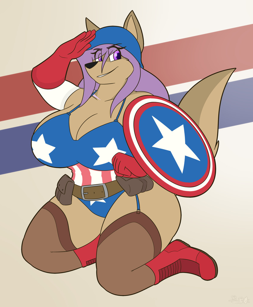 feonna starglaze (captain america (marvel) and etc) created by theroflcoptr