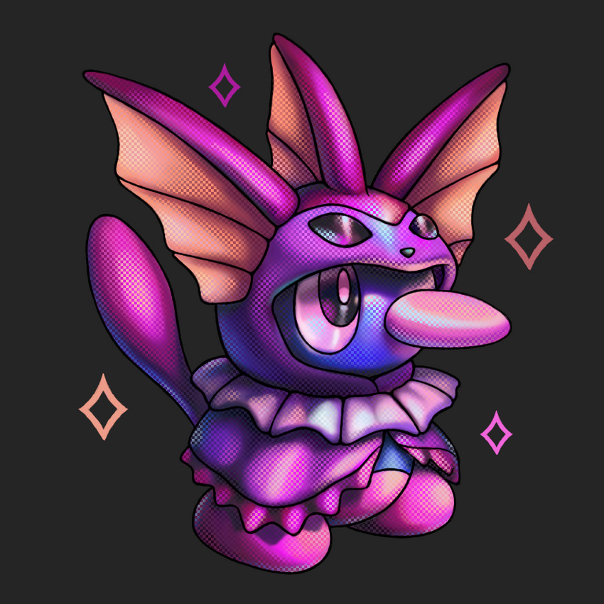 ambiguous_gender artificial_intelligence clothing hoodie machine solo topwear cortoony nintendo pokemon digital_creature eeveelution generation_1_pokemon generation_2_pokemon pokemon_(species) porygon2 robot shiny_pokemon vaporeon 1:1 2020 digital_media_(artwork)