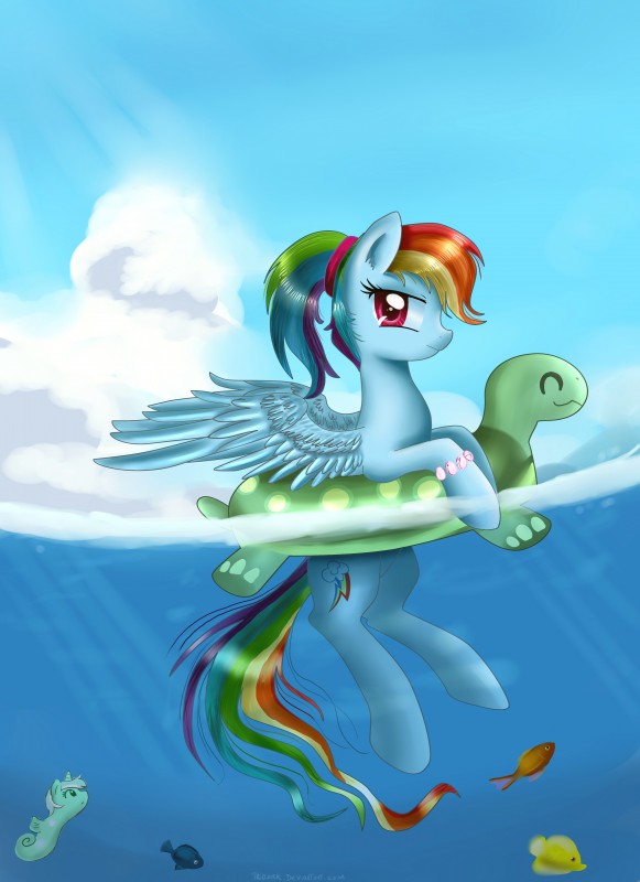 rainbow dash (friendship is magic and etc) created by pridark