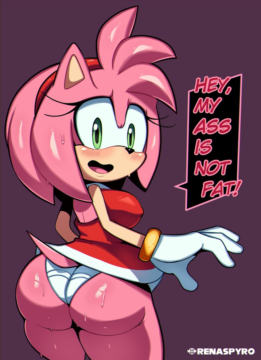 amy rose (sonic the hedgehog (series) and etc) created by renaspyro