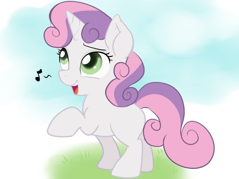 sweetie belle (friendship is magic and etc) created by pon3splash