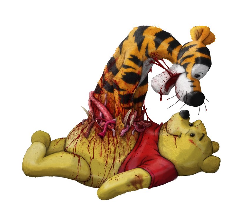 pooh bear and tigger (winnie the pooh (franchise) and etc) created by masacrar