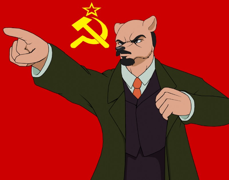 vladimir lenin created by droll3