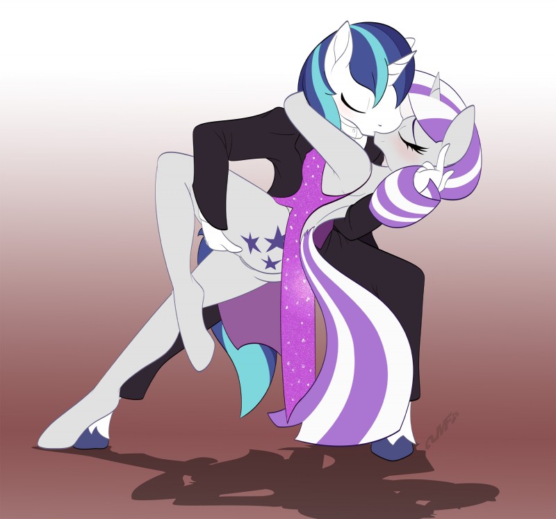 shining armor and twilight velvet (friendship is magic and etc) created by miniferu