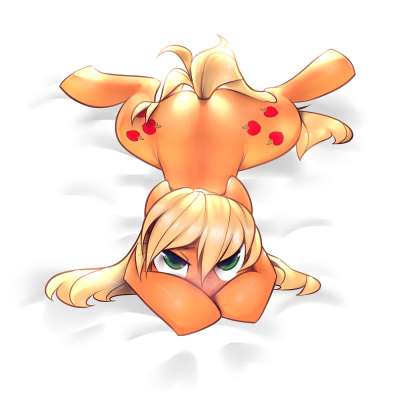 applejack (friendship is magic and etc) created by sunflic