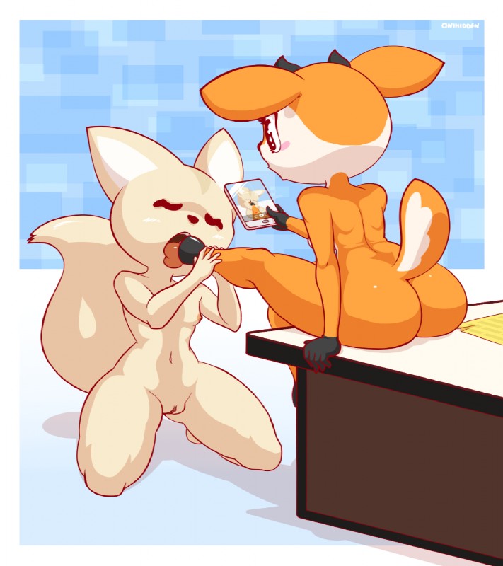 fenneko and tsunoda (aggretsuko and etc) created by onihidden