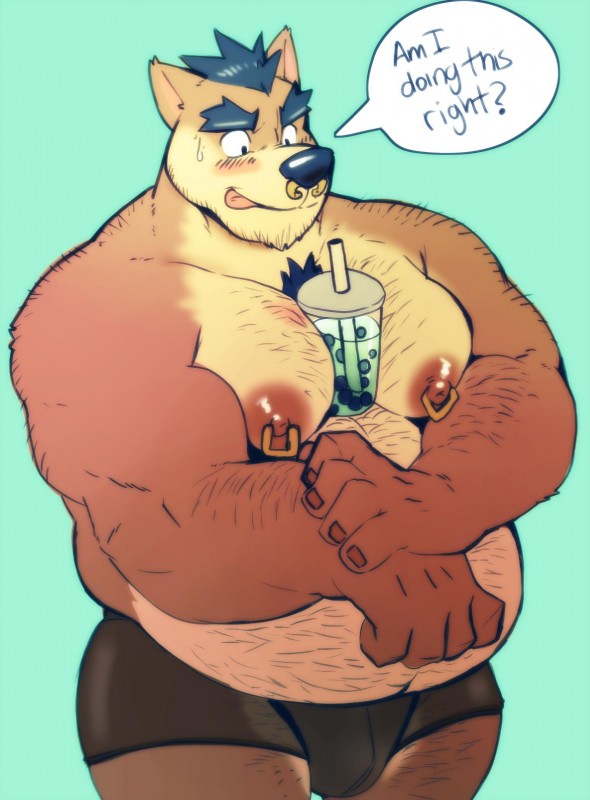 butch (hands-free bubble tea) created by cursedmarked