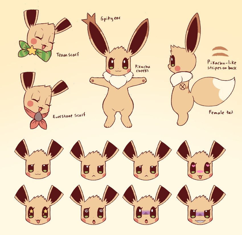 pudi (pokemon mystery dungeon and etc) created by labbit (artist)