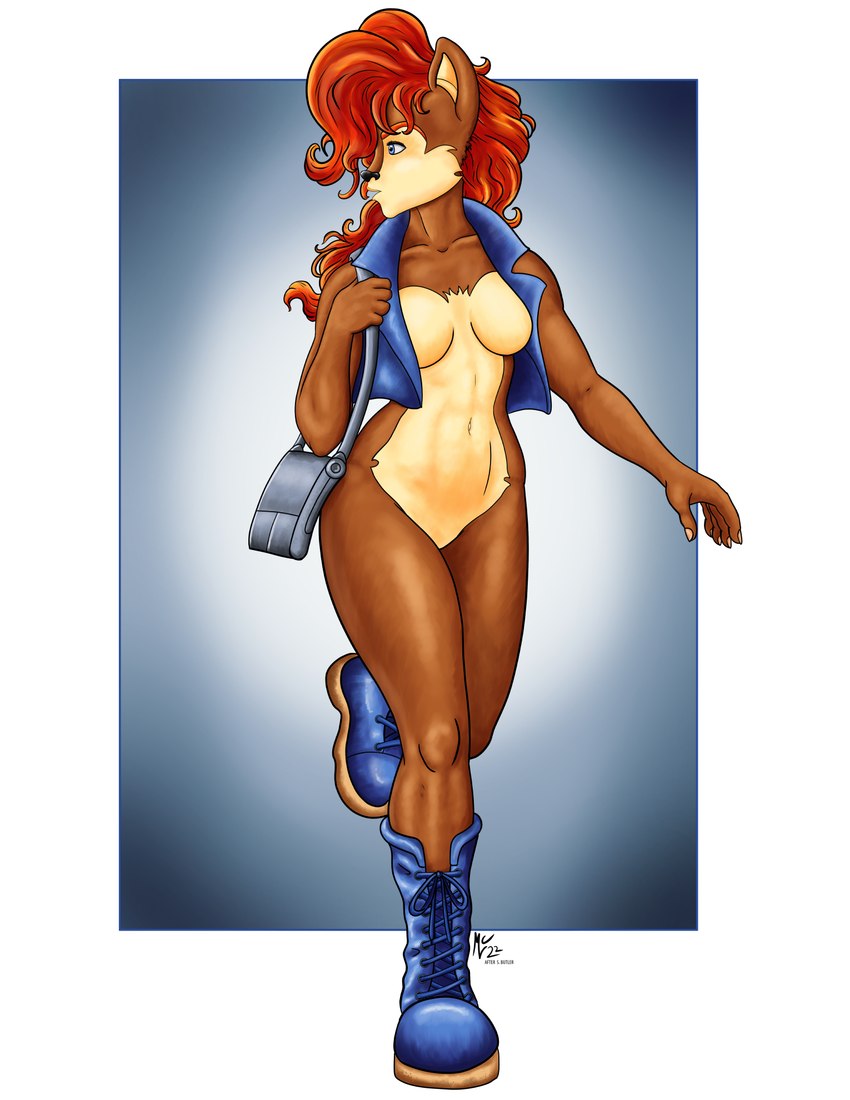 anthro blue_boots blue_clothing blue_footwear boots breasts brown_body clothing featureless_breasts featureless_crotch female footwear hair humanoid_face rebel red_hair shoes solo tan_body art-of-matthew archie_comics sega sonic_the_hedgehog_(archie) sonic_the_hedgehog_(comics) sonic_the_hedgehog_(series) princess_sally_acorn sally_acorn sonic_the_hedgehog chipmunk ground_squirrel mammal rodent sciurid hi_res