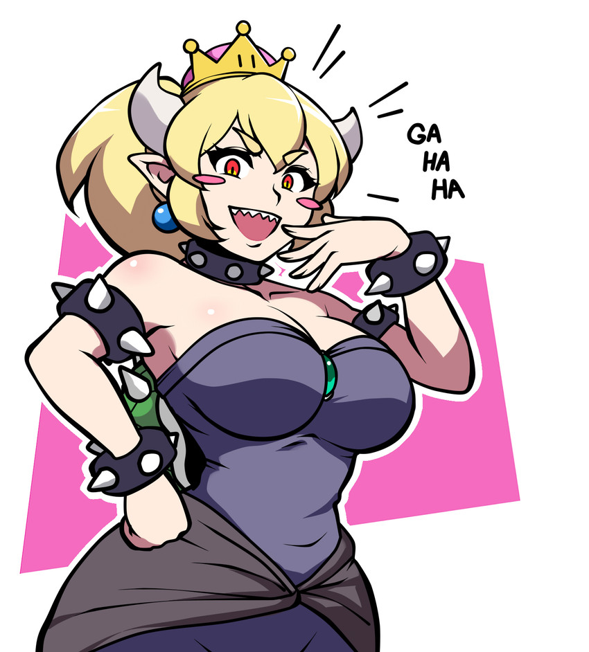 bowser (bowsette meme and etc) created by jam-orbital