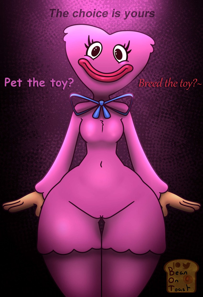 4_fingers abstract_background black_eyes bottom_heavy bow_ribbon breasts eyelashes featureless_breasts female fingers fur genitals huge_hips looking_at_viewer navel nude nude_female nude_humanoid patreon_logo pink_body pink_fur plump_labia plushie pussy smile solo text thick_thighs twitter_logo wide_hipped_female wide_hipped_humanoid wide_hips beanontoast mob_entertainment patreon poppy_playtime twitter kissy_missy animate_inanimate furred_monster humanoid living_plushie living_toy wuggy_(poppy_playtime) 2024 absurd_res artist_name digital_drawing_(artwork) digital_media_(artwork) english_text hi_res watermark