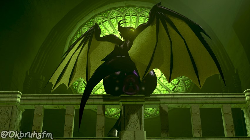 anthro anus big_butt butt glowing glowing_eyes green_eyes gynomorph intersex looking_back puffy_anus sitting solo tail wings ok_bruh disney maleficent_(disney) mythology sleeping_beauty_(1959) maleficent dragon mythological_creature mythological_scalie scalie 16:9 3d_(artwork) digital_media_(artwork) hi_res source_filmmaker_(artwork) widescreen