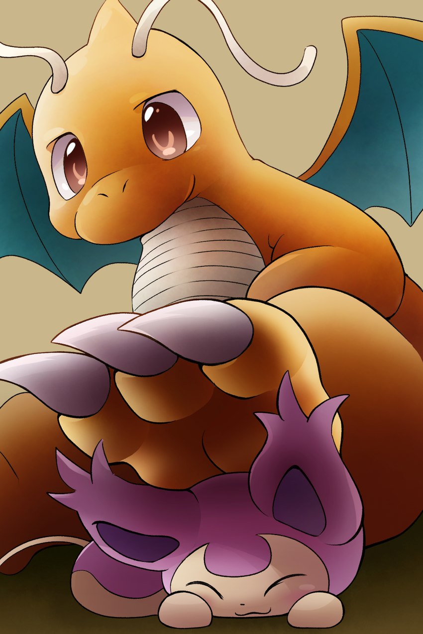 dragonite and skitty (mythology and etc) created by get it go