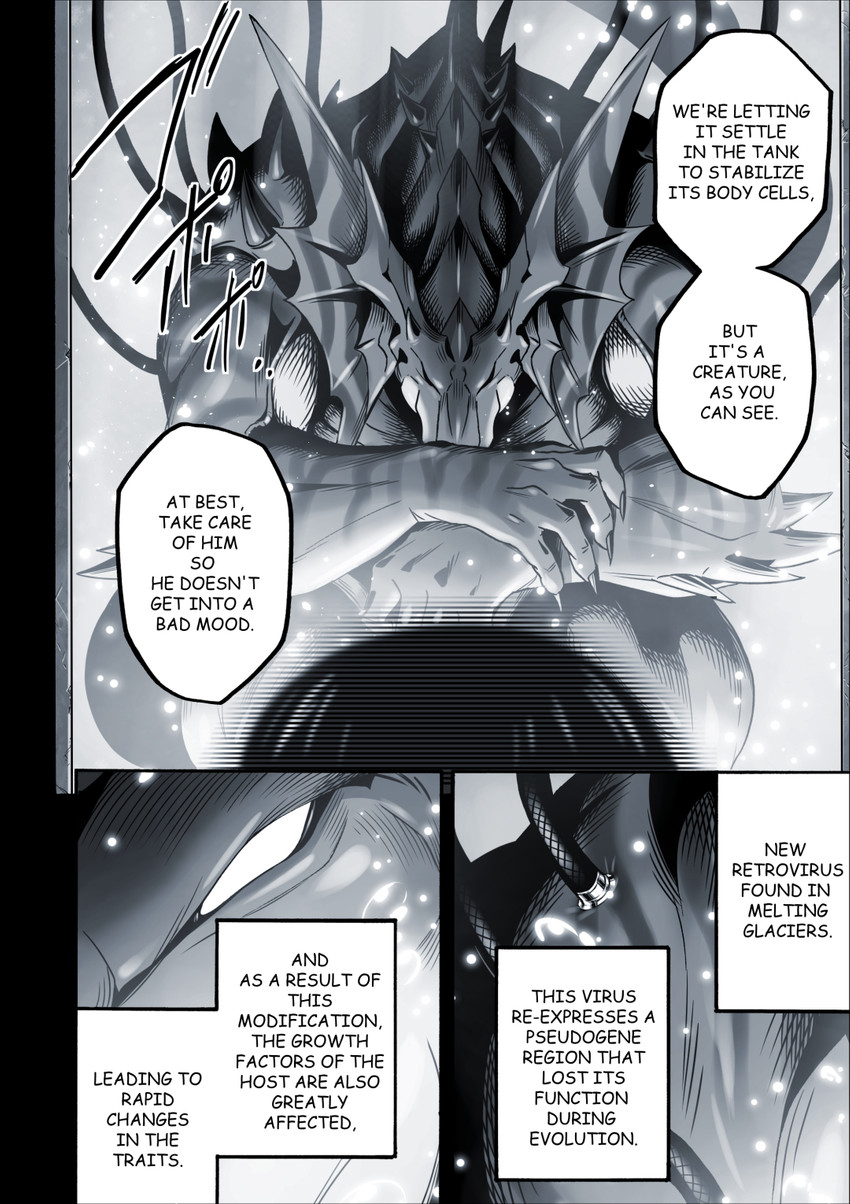 anthro clothing containment_tube female laboratory male muscular muscular_male size_difference stasis_chamber text layer_(artist) third-party_edit yuka_(layer) human mammal marine reptile scalie comic english_text hard_translated hi_res monochrome translated