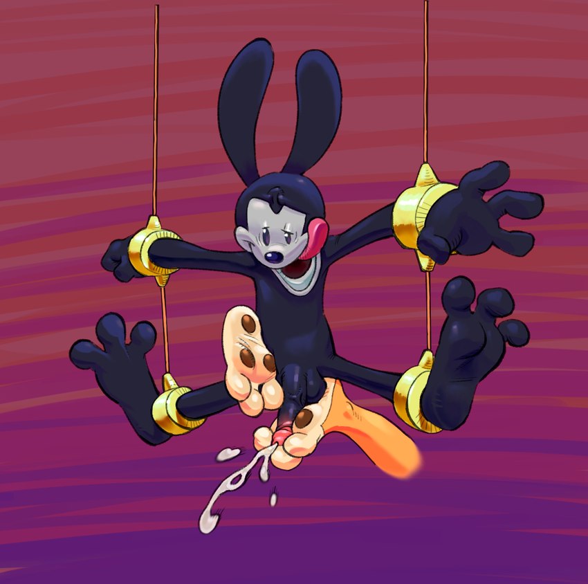 lola bunny and oswald the lucky rabbit (warner brothers and etc) created by mrpunkmorph