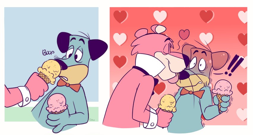 huckleberry hound and snagglepuss (the huckleberry hound show and etc) created by tarnydraws