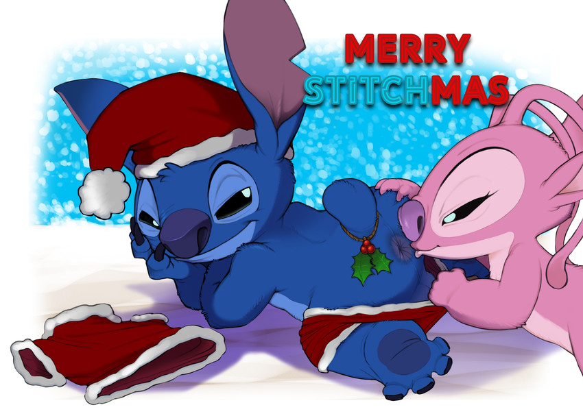 angel and stitch (lilo and stitch and etc) created by narse