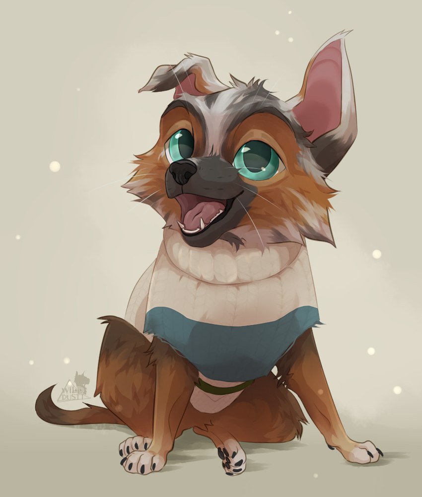 perrito (puss in boots (dreamworks) and etc) created by wilddustt
