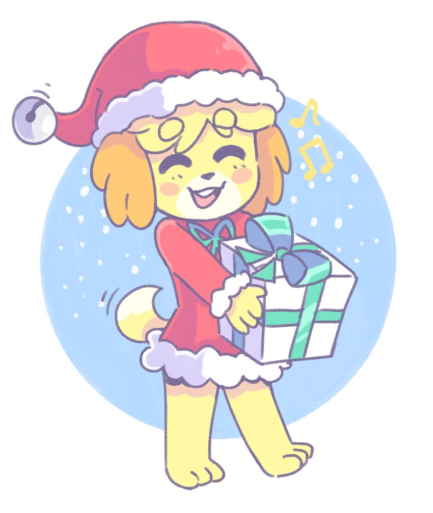 isabelle (animal crossing and etc) created by graskip