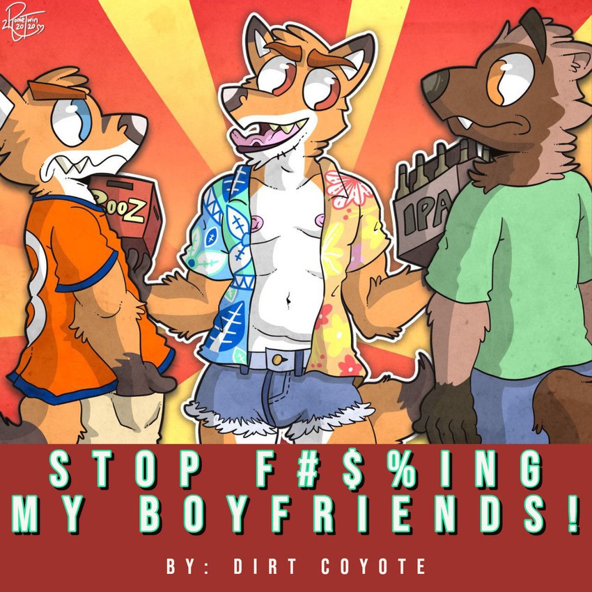 anthro bulge cuckold dinner_at_yiffanys group male male/male sport text trio romecartoons dirt_coyote takom_ironhoof canid canine fox gulonine mammal mustelid musteline wolverine 1:1 english_text hi_res father_(lore) parent_(lore) son_(lore)