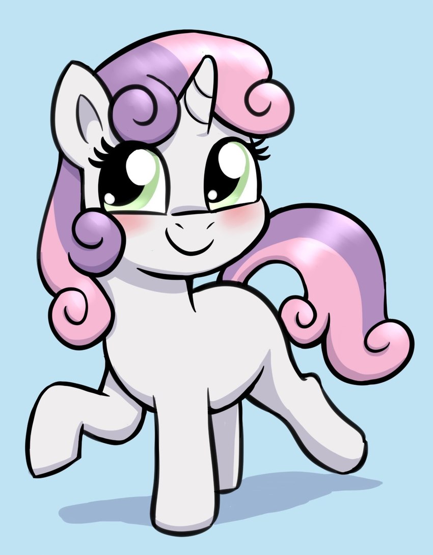 sweetie belle (friendship is magic and etc) created by heshieokf