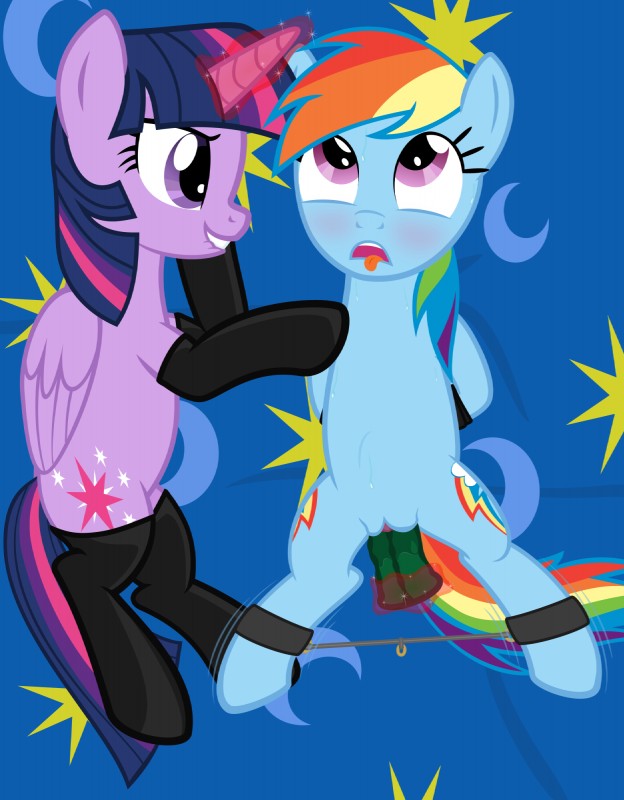 rainbow dash and twilight sparkle (friendship is magic and etc) created by 20pixels