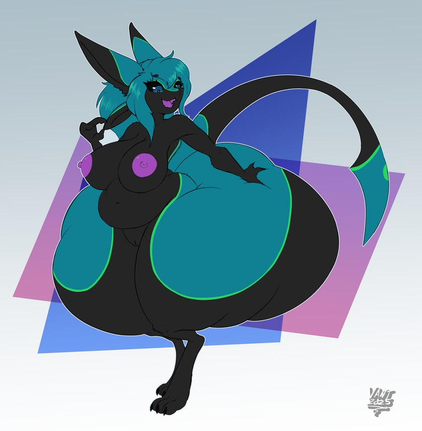 3_fingers 3_toes 4_ears anthro areola belly big_areola big_breasts big_butt big_hair black_arms black_belly black_body black_breasts black_claws black_face black_feathers black_legs black_sclera black_tail blue_body blue_eyes blue_feathers blue_hair breasts butt claws feather_hair feathers feet female fingers genitals green_body green_feathers hair huge_butt huge_thighs hyper hyper_butt hyper_thighs multi_ear nipples nude nude_anthro nude_female pseudo_hair purple_areola purple_mouth purple_nipples purple_tongue pussy simple_background solo tail thick_thighs toes tongue white_background wingless_avian vant_talon ralena/ralaku avali avian 2025 absurd_res hi_res signature herm_(lore)