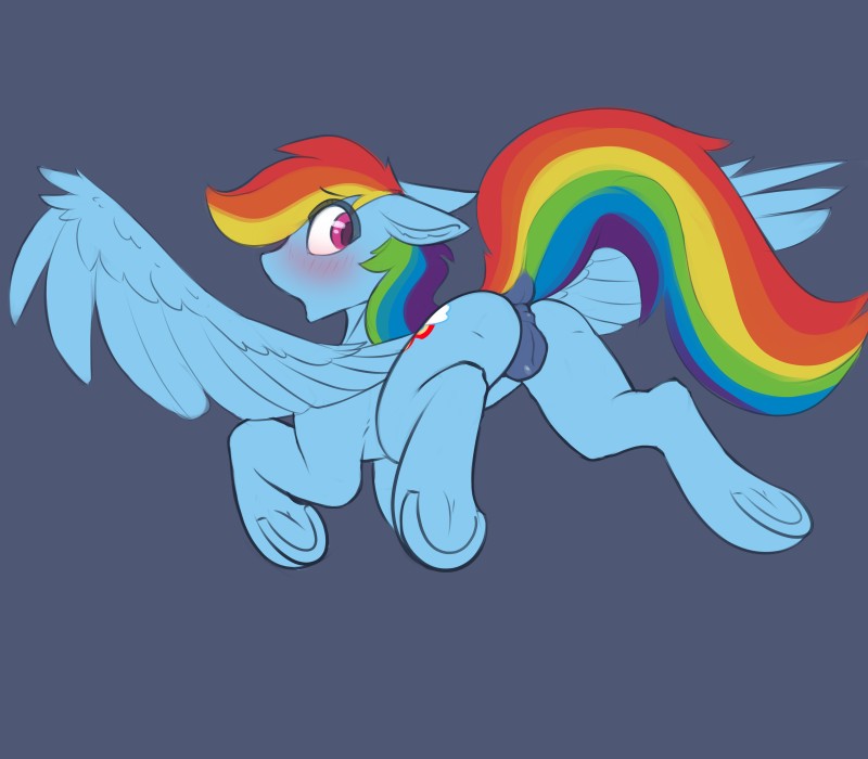 rainbow dash (friendship is magic and etc) created by phenyanyanya and third-party edit