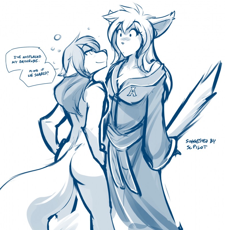 king adelaide and natani (twokinds) created by tom fischbach