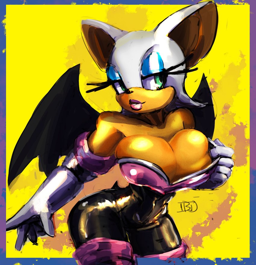 rouge the bat (sonic the hedgehog (series) and etc) created by pgeronimos