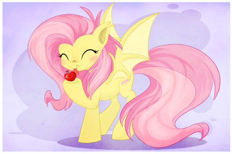 flutterbat and fluttershy (friendship is magic and etc) created by blackfreya