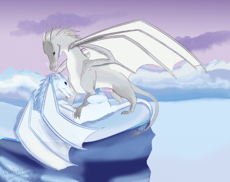 hailstorm and winter (wings of fire and etc) created by thorthelizardgod