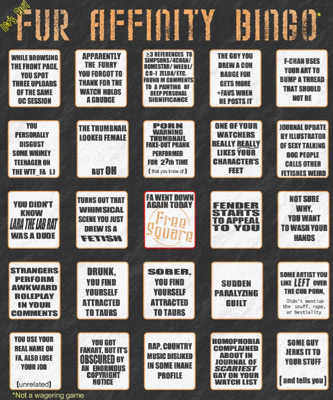 bingo_card fandom furry_fandom game_sheet humor text the_truth zero_pictured larathelabrat furaffinity 2008 5:6 digital_media_(artwork) english_text hi_res