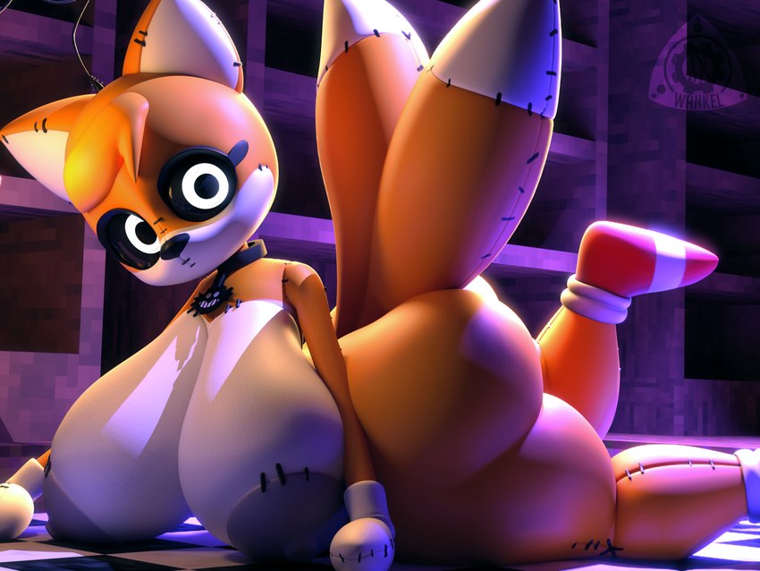 anthro areola big_areola big_breasts biped black_sclera breasts doll female looking_at_viewer nipples nude short_stack solo stitch_(sewing) thick_thighs jxwankel luiske476_(modeler) sega sonic_the_hedgehog_(series) tails_doll animate_inanimate canid canine fox living_doll mammal 2024 3d_(artwork) 4:3 digital_media_(artwork) hi_res