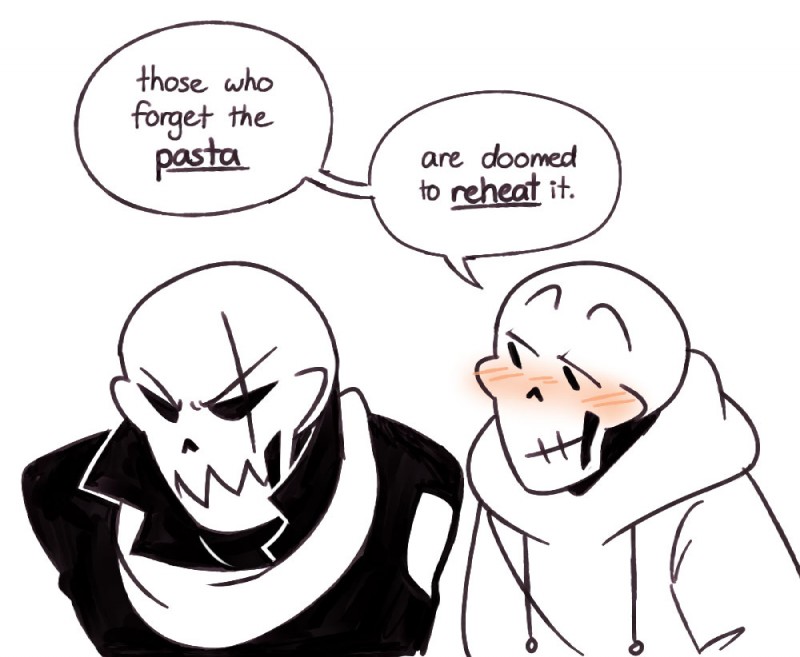 alternate_universe bone clothing dialogue hoodie not_furry scar scarf skeleton text topwear min-play_(artist) underfell underswap undertale undertale_(series) papyrus_(underfell) papyrus_(underswap) animated_skeleton undead comic english_text