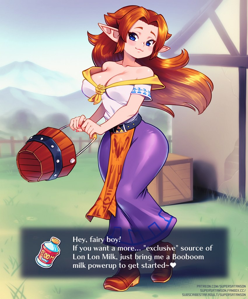 malon (the legend of zelda and etc) created by supersatanson