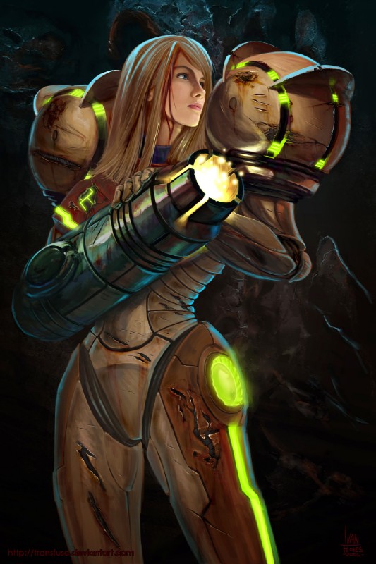 samus aran (nintendo and etc) created by transfuse