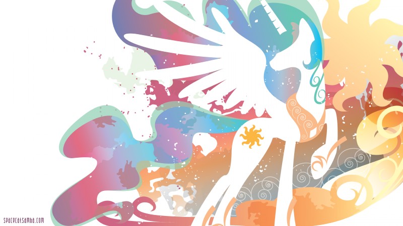 cutie_mark feathered_wings feathers female frutiger_metro horn markings silhouette solo sun_(marking) sun_pattern white_body white_feathers wings sambaneko friendship_is_magic hasbro my_little_pony mythology princess_celestia_(mlp) equid equine mammal mythological_creature mythological_equine winged_unicorn 16:9 2012 4k absurd_res hi_res wallpaper widescreen