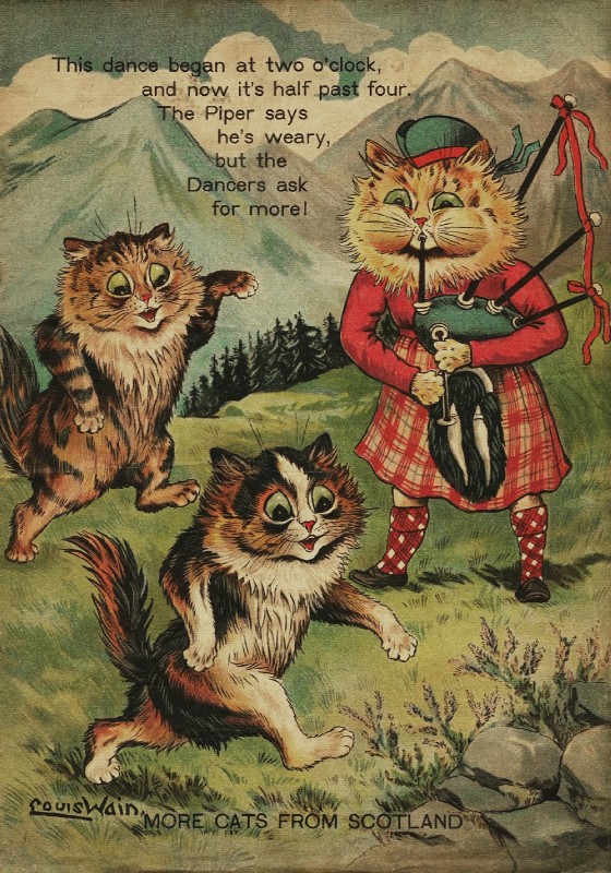 public domain and etc created by louis wain