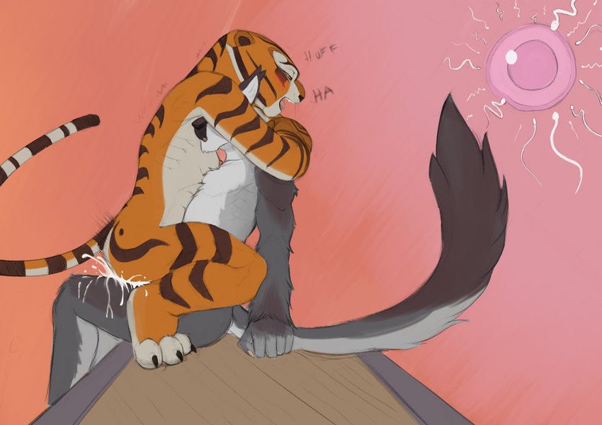 khalo and master tigress (kung fu panda and etc) created by sabrotiger