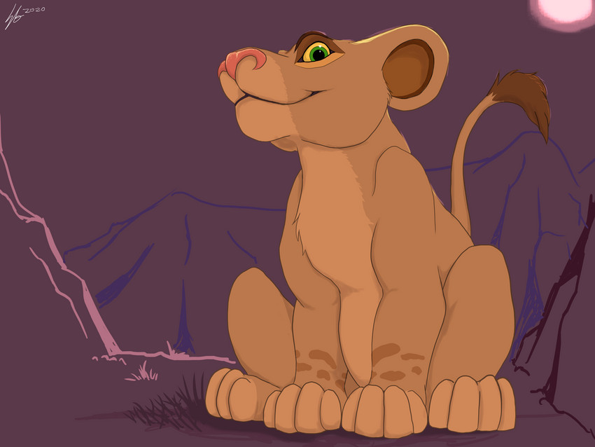 fanfiction female feral quadruped solo young young_feral soulgryph disney mlinzi_(series) the_lion_king amani_(mlinzi) felid lion mammal pantherine 4:3 absurd_res digital_media_(artwork) hi_res