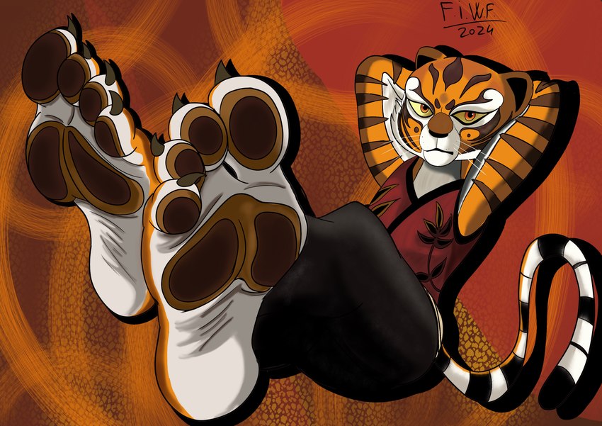 master tigress (kung fu panda and etc) created by chros972