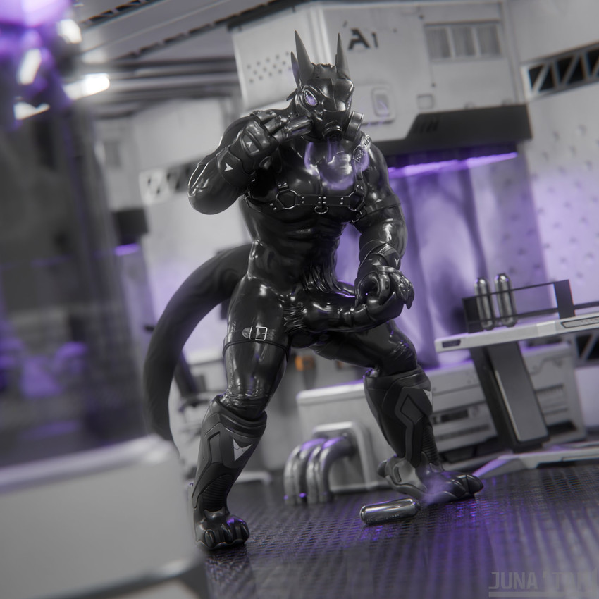 4_claws 4_fingers 4_toes abs anthro aphrodisiac aphrodisiac_gas arm_strap armband arms_bent armwear aroused athletic athletic_anthro athletic_male balls barazoku barely_visible_balls barely_visible_genitalia belt bent_legs big_muscles big_pecs big_penis big_tail biped black_armband black_armwear black_body black_clothing black_harness black_latex black_straps black_topwear bondage_gear boots buckle claws clothed clothing collar condom d-ring dutch_angle erection feet finger_claws fingers footwear gas gas_mask genitals glans gloves handwear harness head_spikes holding_own_penis holding_penis hybrid_genitalia hybrid_penis inside knot knotted_penis laboratory latex latex_clothing latex_condom latex_skinsuit leather leather_strap leg_strap legband looking_at_genitalia looking_at_own_penis looking_at_penis looking_at_self looking_down male mask masturbation masturbation_through_clothing muscular muscular_anthro muscular_male non-canine_knot non-mammal_balls o-ring pecs penile penile_masturbation penis purple_gas ribbed_penis ridged_knotted_penis ridged_penis sex_toy sexual_barrier_device shoes skinsuit solo spikes spikes_(anatomy) spread_legs spreading standing straps symbol symbol_on_clothing tail tapering_glans thick_tail thick_thighs tight_clothing toes topwear touching_own_penis touching_penis wearing_condom wide_stance junatah mythology juna_(junatah) dragon lizard mythological_creature mythological_scalie reptile scalie wingless_dragon 1:1 2025 3d_(artwork) blender_(artwork) digital_media_(artwork) hi_res watermark