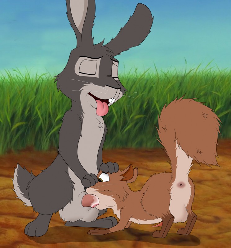 fan character, hawkbit, and skater squirrel (watership down) created by skateryena