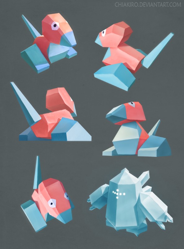 artificial_intelligence blue_body duo grey_background machine multiple_angles simple_background text chiakiro nintendo pokemon digital_creature generation_1_pokemon generation_3_pokemon legendary_pokemon pokemon_(species) porygon regice robot 2018 digital_media_(artwork) hi_res url