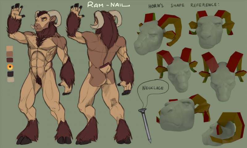 ram-nail created by wolfy-nail