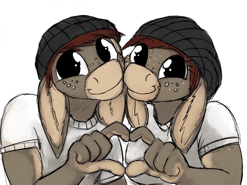 donk and donk sis created by hladilnik