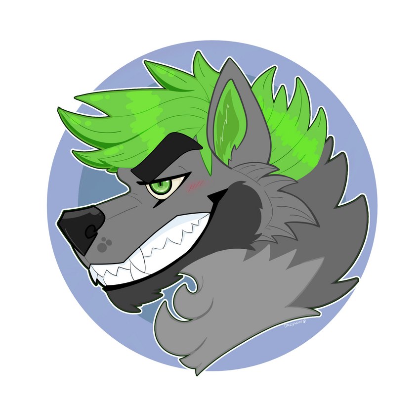 anthro custom male drez fan_character canid canine canis mammal wolf absurd_res hi_res icon