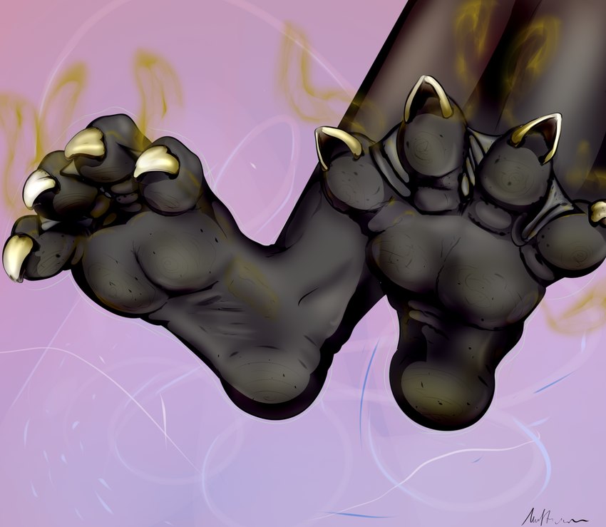 anthro bodily_fluids cheesy dirty dirty_feet feet foot_fetish musk paws smelly soles solo sweat toe_jam unwashed muffinvinvin gordon_the_otter mammal mustelid otter hi_res